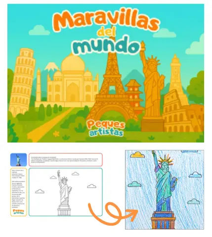 maravillas del mundo ejemplo